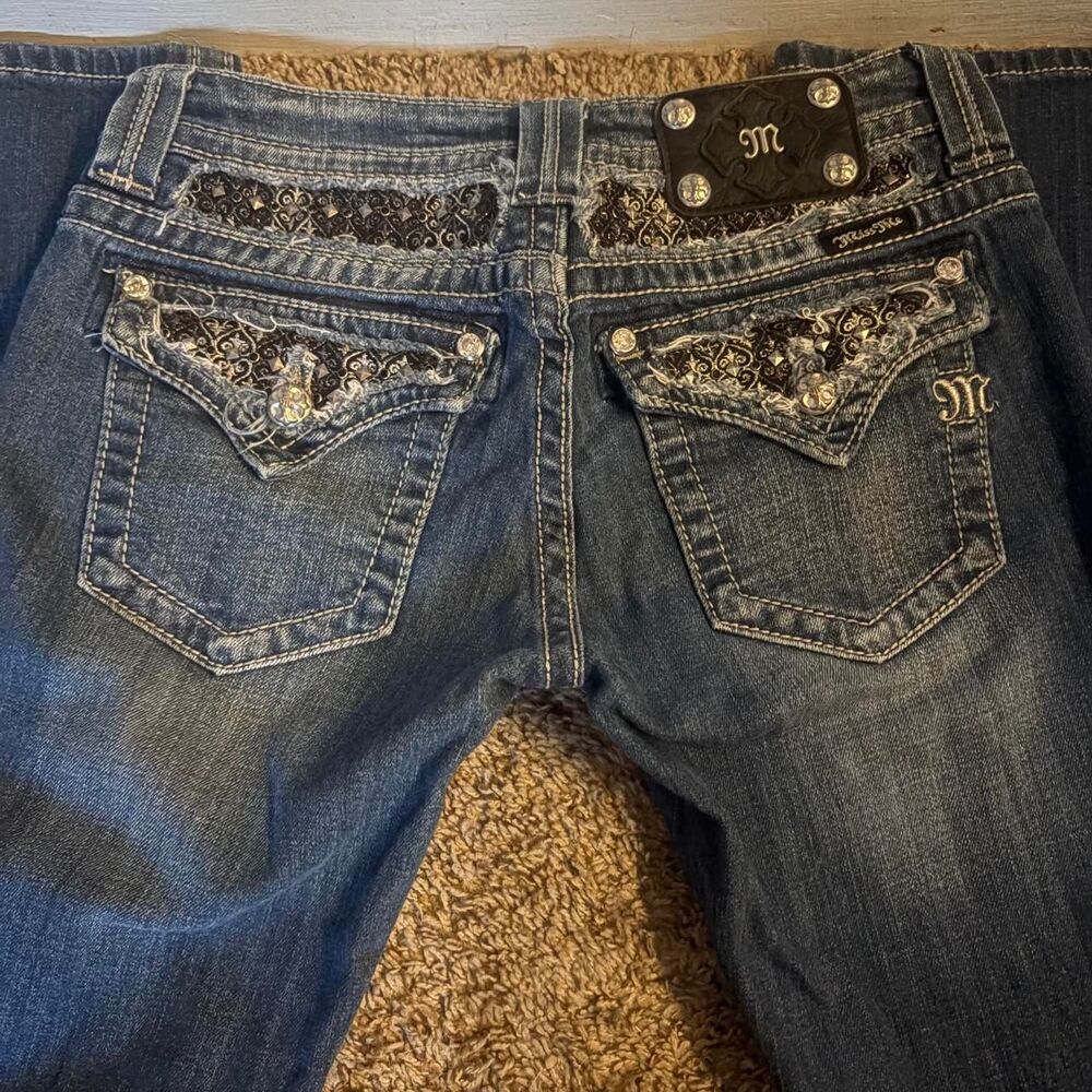 Miss-me Women's Blue and Navy Jeans